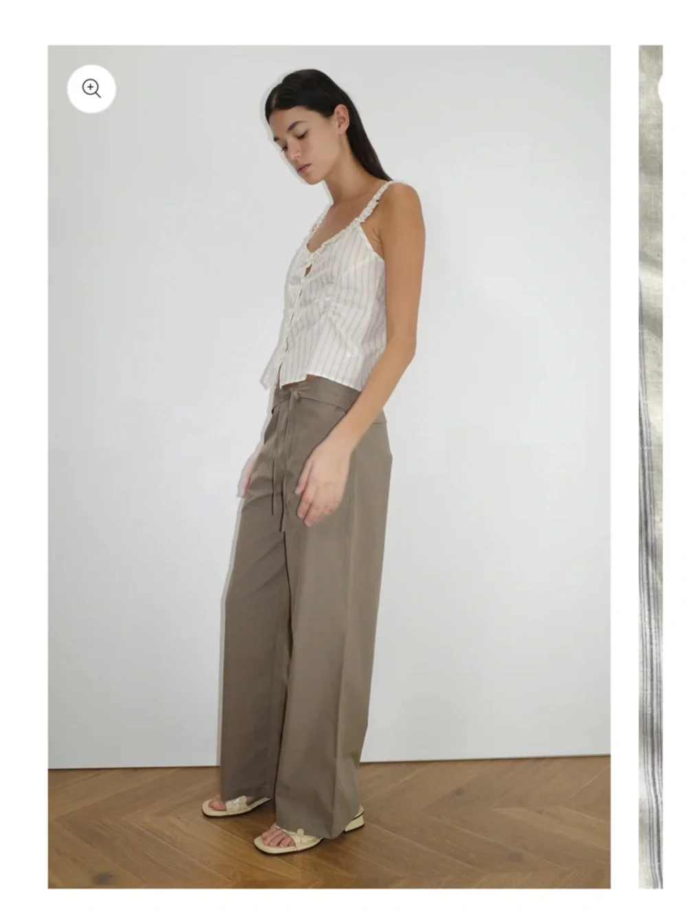 Deiji Studios Ruffle Button Top - Picture 2 of 4